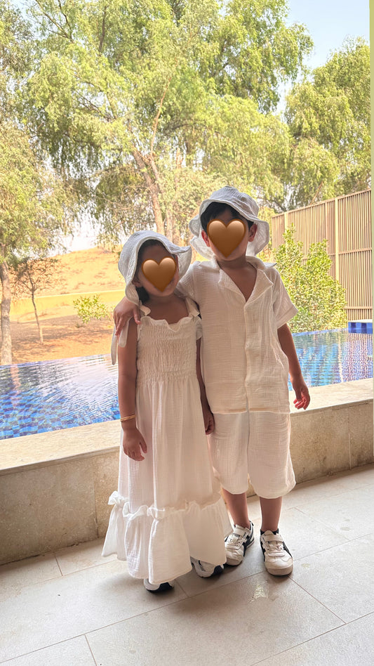 فستان مع الكاب 🤍