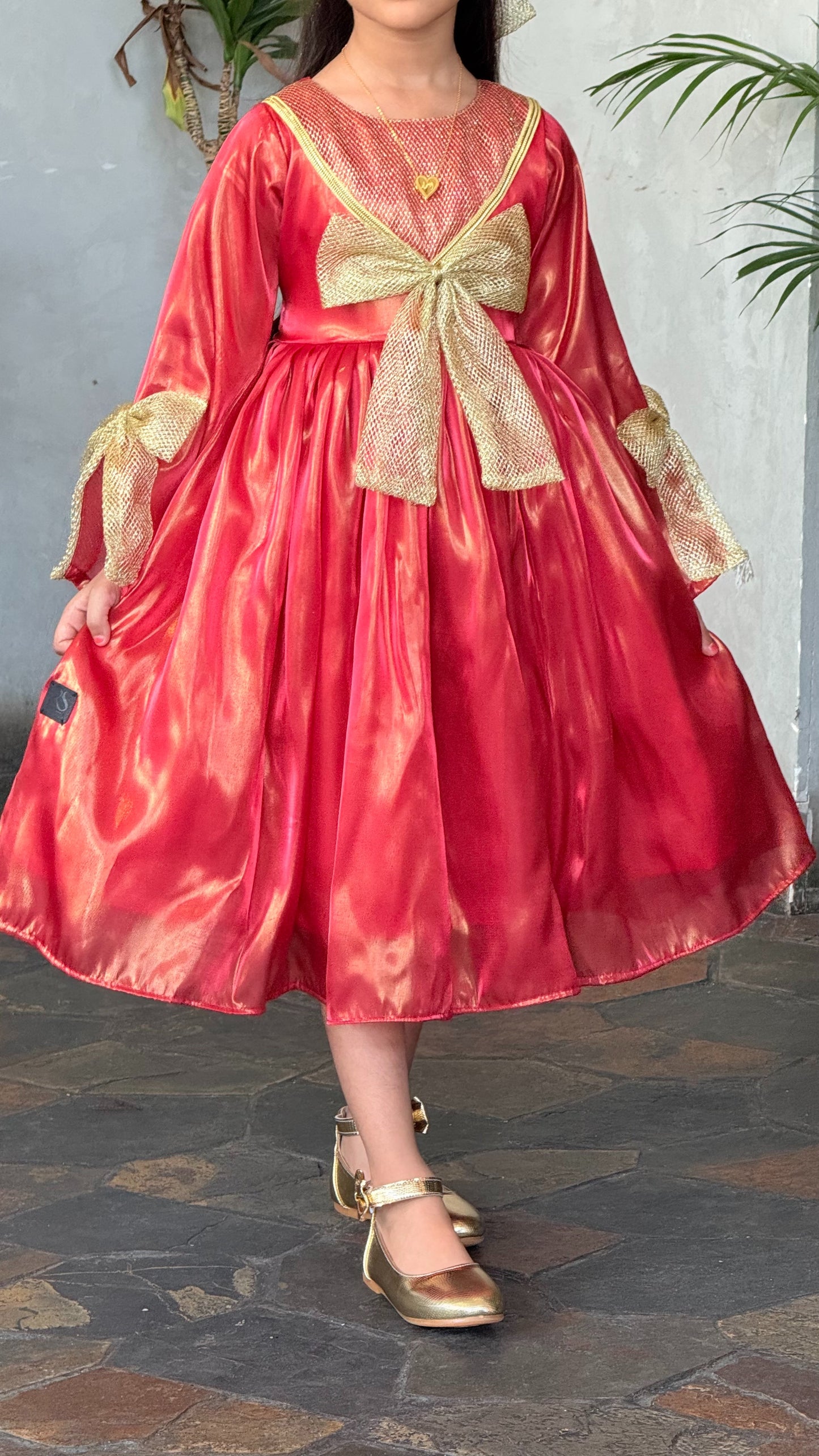 فستان اليازية (أحمر)