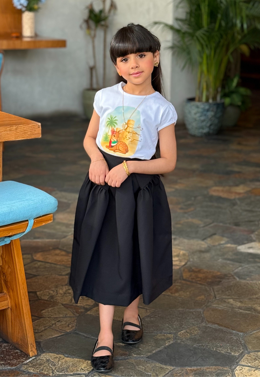 (أسود) تصميم الغزالة للبنات