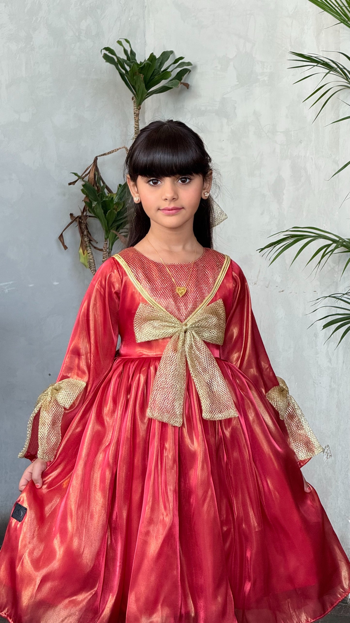 فستان اليازية (أحمر)