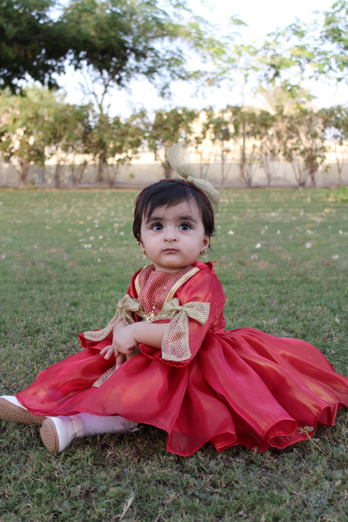 فستان اليازية (أحمر)